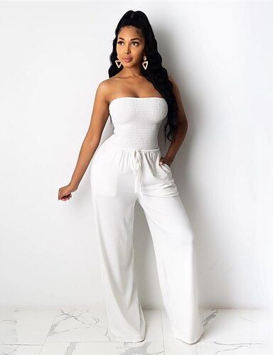 Women's Jumpsuit Solid Color Casual 