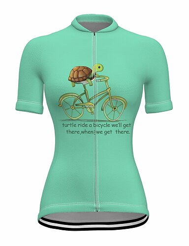 HOTLION Womens Cycling Wear,Summer Short-Sleeved Cycling Shirt Jacket Cycling Top 