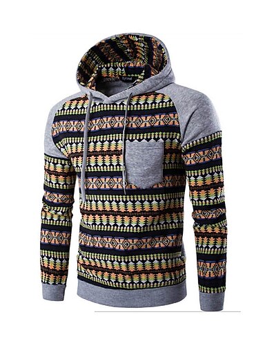 mens tribal moletom com capuz