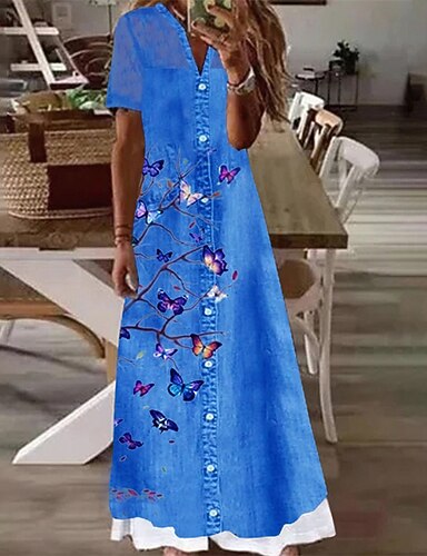 Print, Denim Dresses, Search LightInTheBox