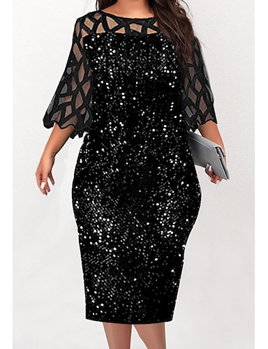 3/4 Length Sleeve, Plus Size Party Dresses, Search LightInTheBox