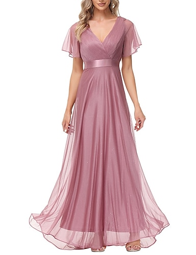 Flutter Sleeve, Evening Dresses, Search 