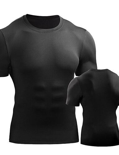 DDKK Slim Mens Compression Short Sleeve v-Neck Shirt-Short Sleeve Compression Top Superhero Muscle X-Men Top Hot Clearance 