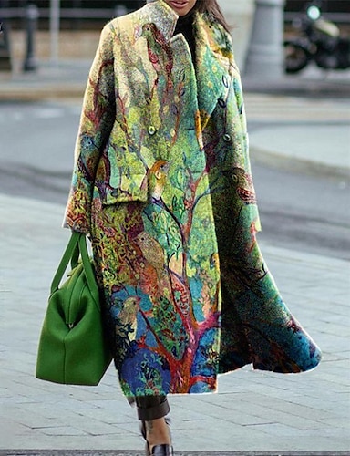 Fashion Coats Hooded Coats Soccx Hooded Coat khaki themed print casual look 