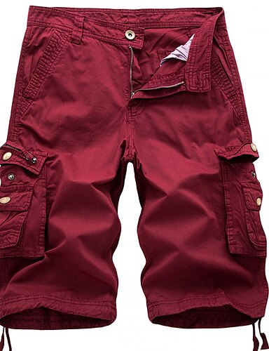 Herren Cargo Shorts Kurze Hosen Shorts Kurze Hosen Kurze Hose Für Wanderer Bein Kordelzug 6 6857