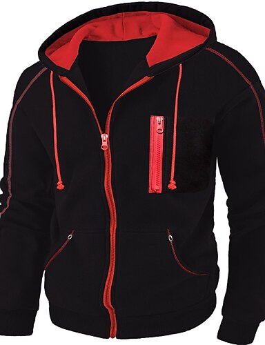 Sweat Diesel Faidai Homme Noir/or – Capuche Zippée, Rouge, Taille L, 100% Coton (neuf Sans étiquette)