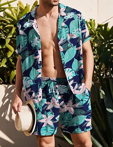 Lucas - Ensemble de chemises hawaïennes élégantes pour hommes