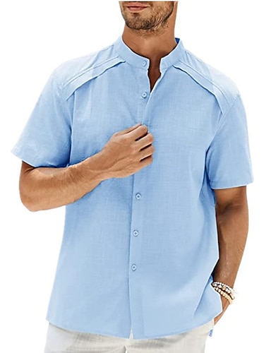 Chemise Eddie Bauer Homme – Grande Taille Bleue, Manches Courtes, Pêche, Randonnée, Occasion