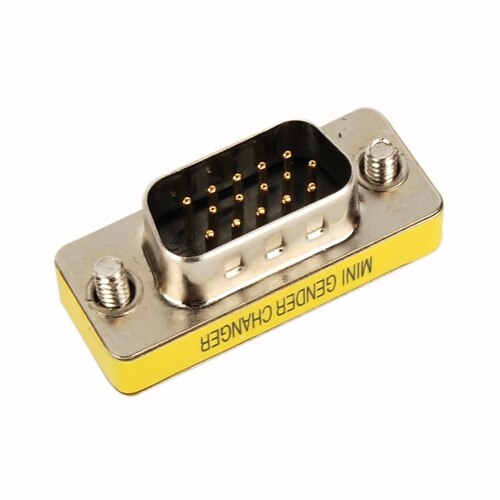 VGA 15-pin macho a macho adaptador convertidor (smqc048)