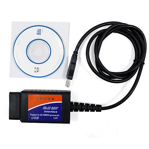 ELM327 USB OBD2 Scanner OBD Car Diagnostic Tool Plastic