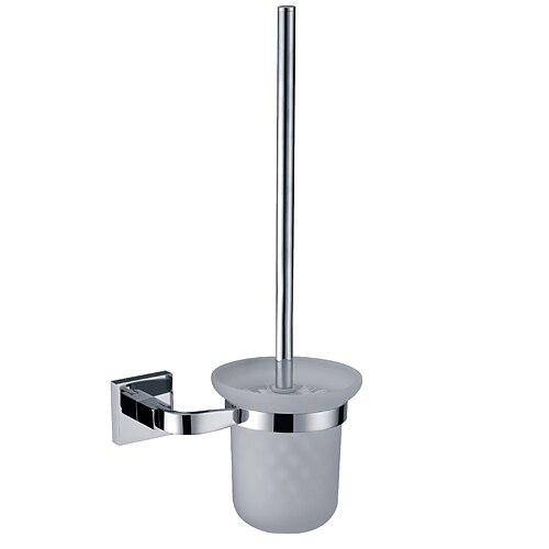 Toilet Brush Holder Cool Contemporary Brass Bathroom / Hotel bath Toilet Brush Holder Wall Mounted