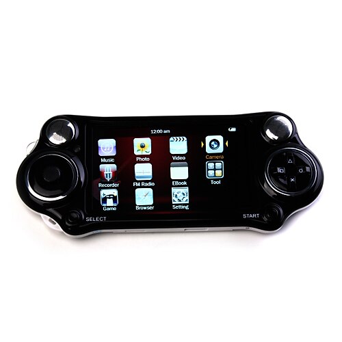 4.3 Inch 100 Games MP4 Player with Digital Camera (4GB, White/Black)