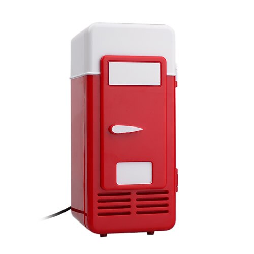 USB Super Mini Fridge - Refrigerator - Beverage Drinks Cooler - Keep Drinks Cold At Your Desk(SMQ5639)