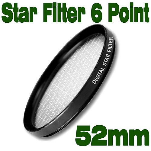 Emolux 52mm Star 6 Point Filter(SQM6025)