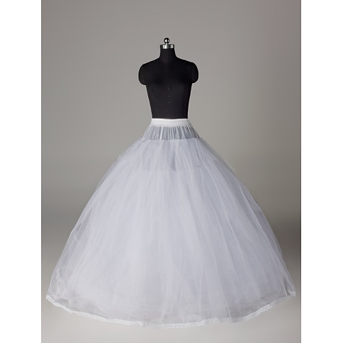 

Wedding / Special Occasion / Party / Evening Slips Nylon / Tulle Floor-length Ball Gown Slip / Classic & Timeless with