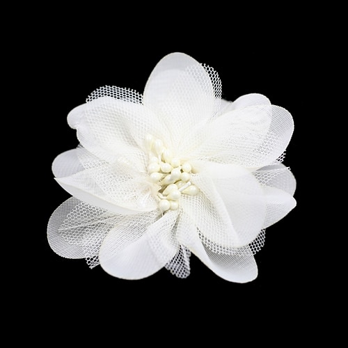 splendido tulle / fiore matrimonio poliestere nuziale / bouquet / copricapo (xt14)