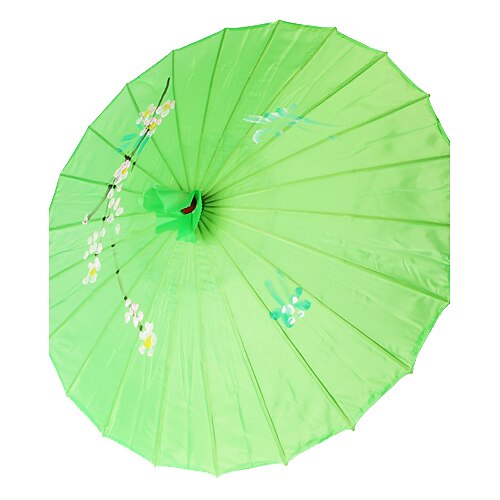 Seta Ventilatori e ombrelloni Pezzo / Imposta Ombrelli parasole Giardino Asiatico Verde 48cm high×82cm diametro 48cm altezza