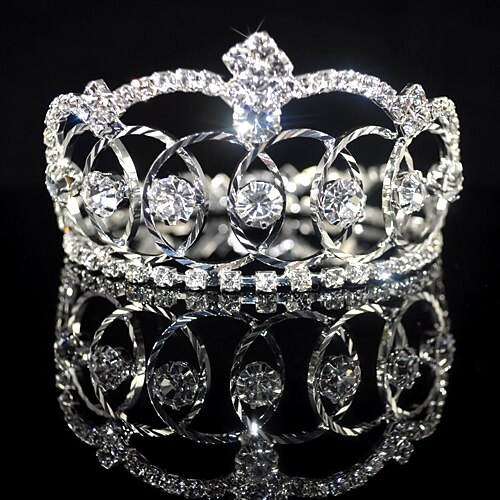 Beautiful Rhinestones Alloy Wedding Bridal Tiara/ Headpiece