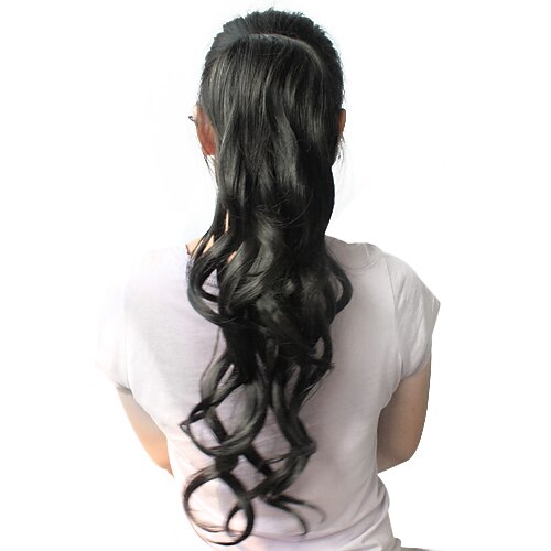 Ponytails Curly Classic Synthetic Hair 22 inch Long Hair Extension Daily