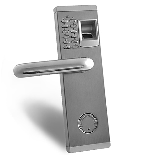 G347 ZWX-001 Left 304 stainless steel Fingerprint Lock Smart Home Security System Home / Apartment / Hotel Security Door / Wooden Door / Composite Door (Unlocking Mode Fingerprint / Password