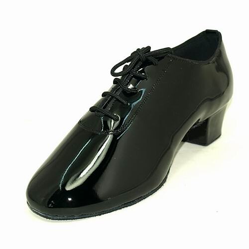 Patent Leather Upper Dance Shoes Ballroom Latin Shoes for Men