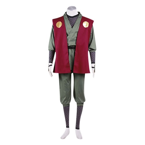 

Inspirado por Naruto Jiraiya Animé Disfraces de cosplay Japonés Trajes De Cosplay Kimono Retazos Manga Larga Chalecos Pantalones Cinturón Para Hombre