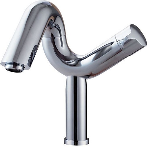 Robinet lavabo - Rotatif Chrome Vasque 1 trou / Mitigeur un trou