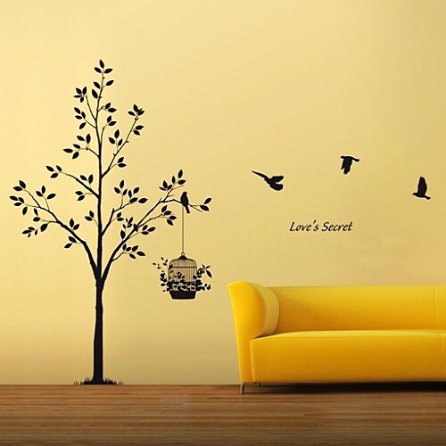 Animals / Still Life / Botanical Wall Stickers Plane Wall Stickers Decorative Wall Stickers Home Decoration Wall Decal Wall Decoration / Washable / Removable