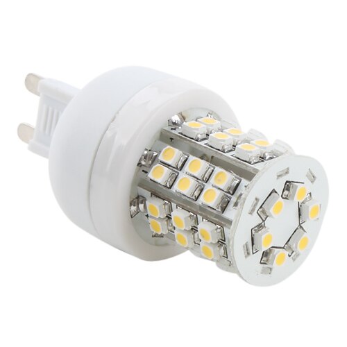 G9 3W 48x3528 SMD 150LM 2800-3200K LED-Cylinderlampa med Varmt Vitt Ljus (230V)