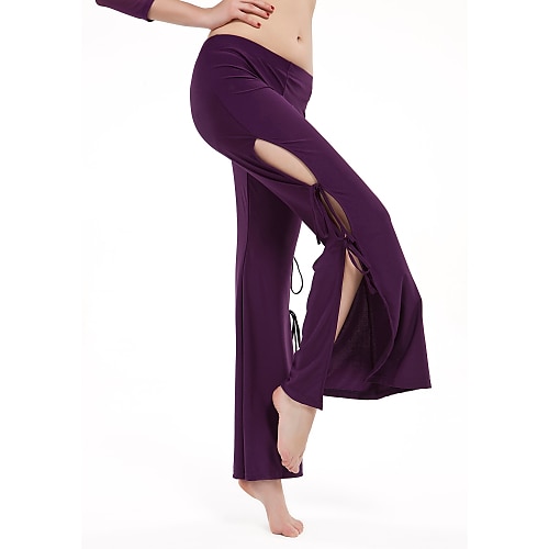 

Belly Dance Pants Women's Training Dropped Crystal Cotton