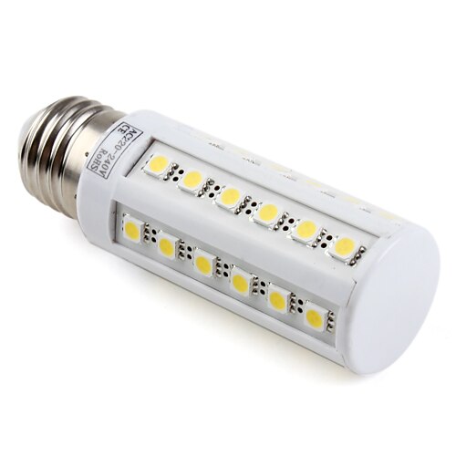 1st 4.5 W LED-lampa 300LM E26 / E27 T 36 LED-pärlor SMD 5050 Varmvit Kallvit Naturlig vit 220-240 V