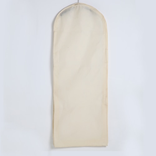 Two Layers Waterproof Cotton / Tulle Gown Length Garment Bag