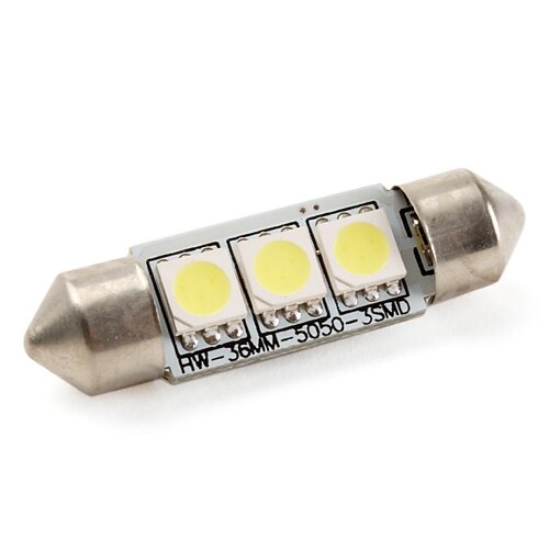 1 Stuk 36mm Automatisch Lampen SMD 5050 3 LED Richtingaanwijzerlicht Voor Alle Modellen Alle jaren