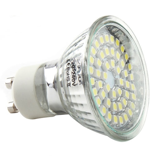 1db 3 W LED szpotlámpák 250-300 lm GU10 48 LED gyöngyök SMD 2835 Meleg fehér Hideg fehér Természetes fehér 220-240 V