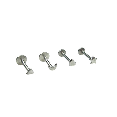 

LuremeSilver Plated Stainless Steel Navel/Ear Piercing(Assorted Color)