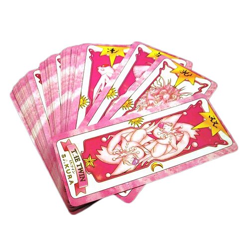 Mere Tilbehør Inspireret af Andre Cardcaptor Sakura Sakura Kinomoto Anime Cosplay Tilbehør Kort Papir Dame