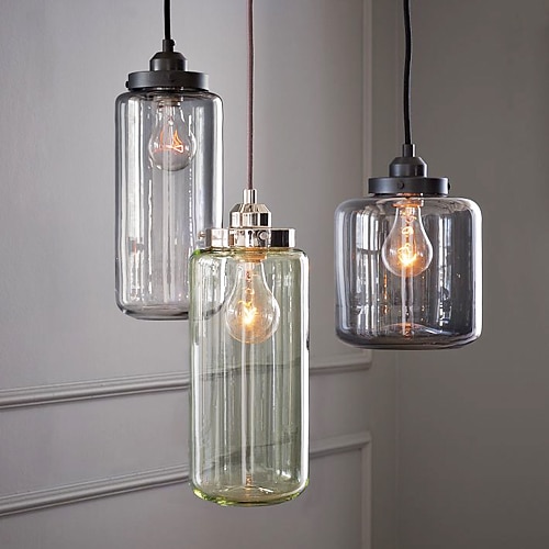 

3-Light 50 cm Mini Style / Adjustable Pendant Light Acrylic Glass Shiny Retro 110-120V / 220-240V