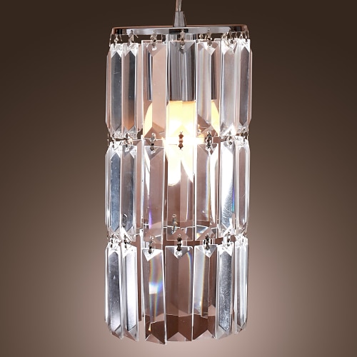 Lámpara Chandelier Contemporánea de Cristal Cromada - COLLEYVILLE