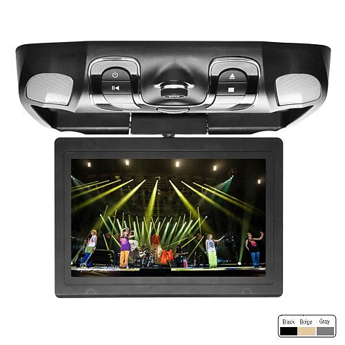 Auton DVD-soitin ja näyttö kattoon, 12.1 tuumainen, Analoginen TV, tukee DVD SD USB FMIR MP4 ja langatonta pelaamista
