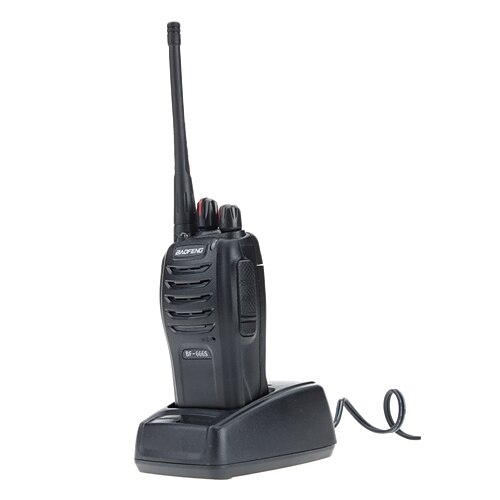 Baofeng bf-666s 16ch UHF 400-470mhz walkie talkie (funcția VOX, alerta de joasă tensiune)