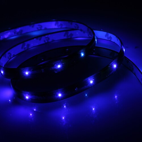 Imperméable 30cm 12 LED Bleu de bande de LED (12V)