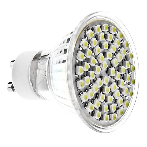 4 W Точечное LED освещение 6000 lm GU10 MR16 60 Светодиодные бусины SMD 3528 Естественный белый 220-240 V