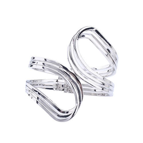 

Silver Plated 8 Shaped Alloy Bracelet