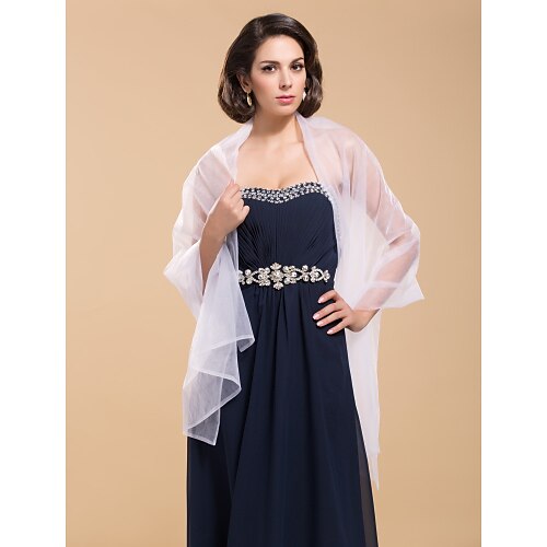 

Sleeveless Shawls Tulle Wedding / Party Evening Wedding Wraps / Shawls With