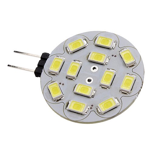 1.5 W LED-spotlights 150-200 lm G4 12 LED-pärlor SMD 5730 Naturlig vit 12 V / #