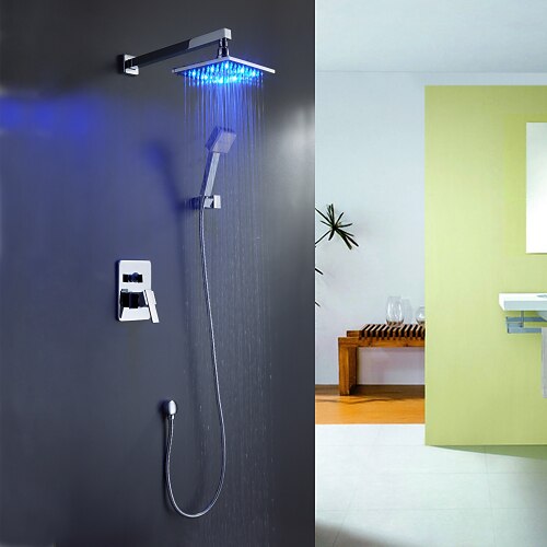 Contemporary  with  Chrome Single Handle Four Holes  ,  Feature  for Waterfall LED