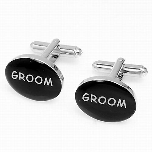 Gift Groomsman Nice Oval Cufflinks For Groom