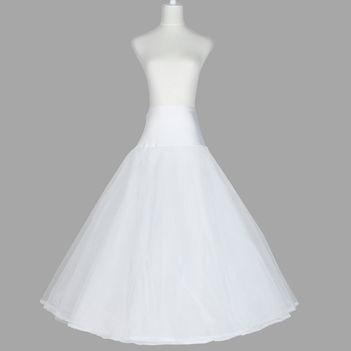 

Wedding / Special Occasion / Party / Evening Slips Organza / Taffeta / Tulle Floor-length A-Line Slip / Classic & Timeless with