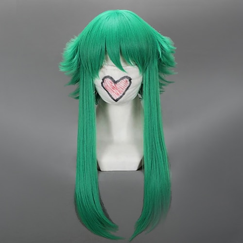 Cosplay Wigs Vocaloid Gumi Anime / Video Games Cosplay Wigs 18 inch Heat Resistant Fiber Women's Halloween Wigs