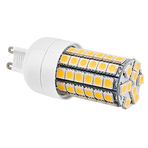 7W G9 LED-kolbepærer 69 SMD 5050 630 lm Varm hvid AC 220-240 V